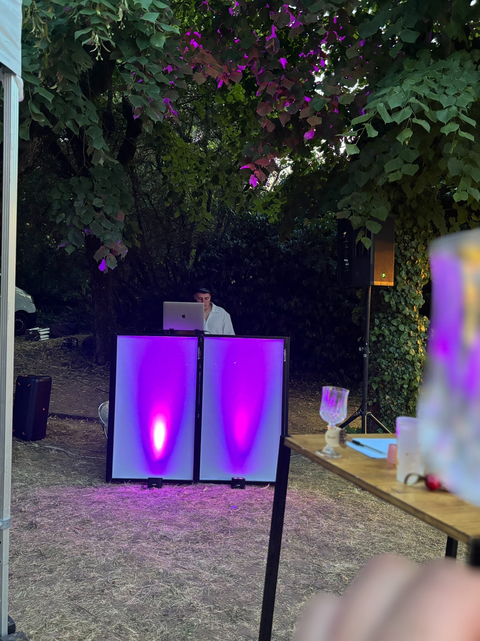 Ambiance lumière lors d'une soirée Thicuall Event's